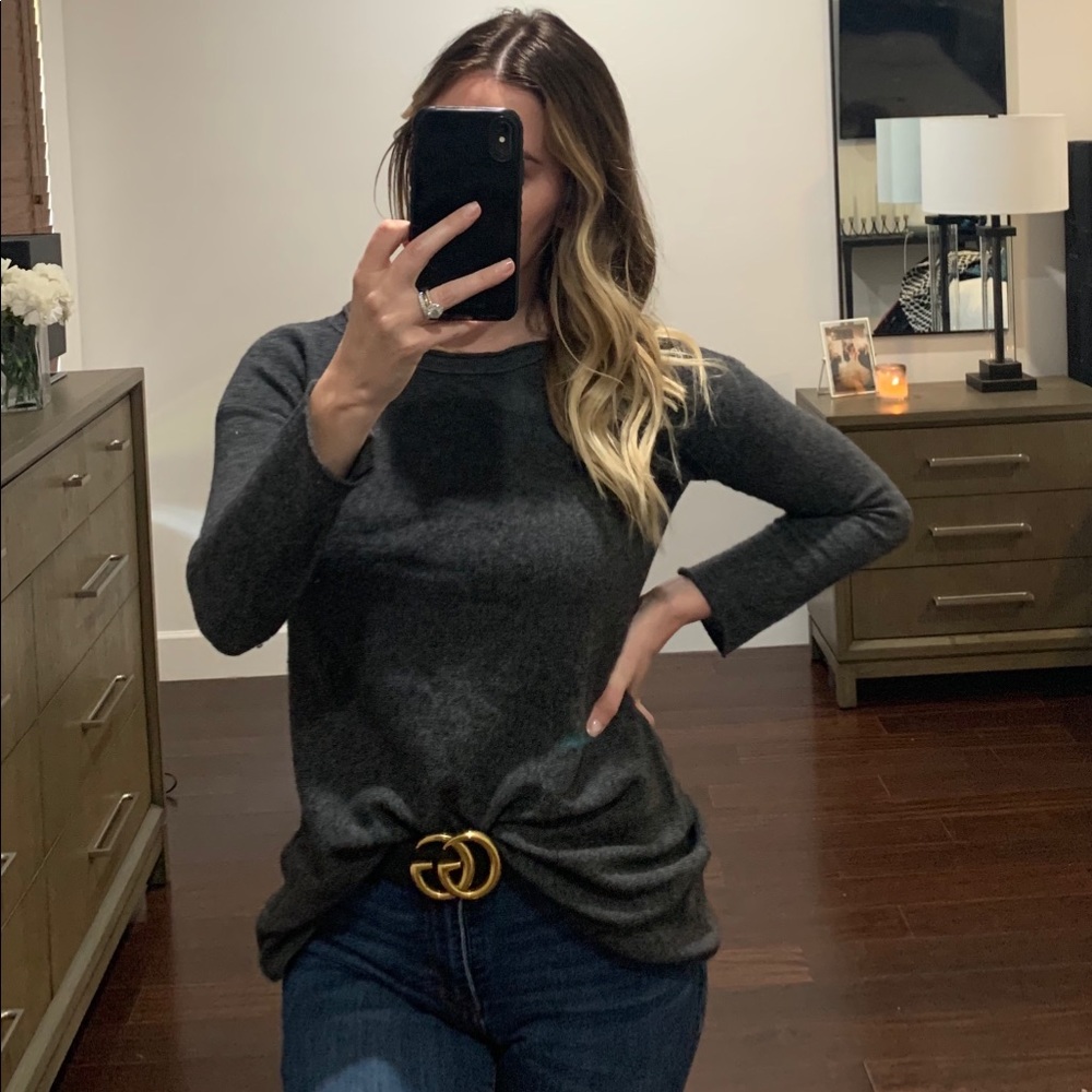 Grey Cashmere Sweater